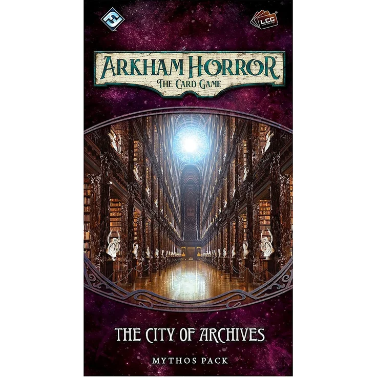 Fantasy Flight Games FFGAHC23 City of Archives Mythos-Pack: Arkham Horror LCG Exp, Mehrfarbig – Bild 2