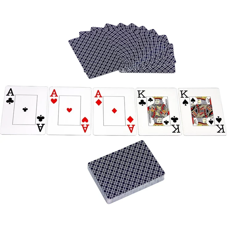 Ultimate Pokerset mit 500 hochwertigen 12 Gramm METALLKERN Laserchips, inkl. 2x Pokerdecks, Alu Pokerkoffer, 5x Würfel, 1x Dealer Button, Poker, Set, Pokerchips, Koffer, Jetons – Bild 8