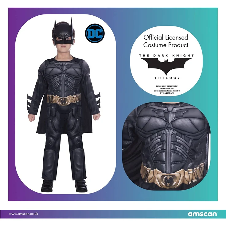Kinderkostüm Batman Dark Knight Alter 3- – Bild 4