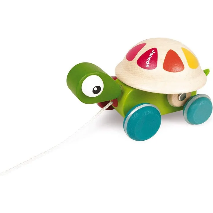Janod 'Zigolo' Pull Along Schildkröte FSC