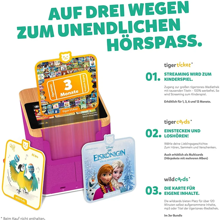 Tiger Media 'tigerbox TOUCH', ab 3 Jahren, inkl. Startpaket, mit Touchdisplay, Stereo-Klang und Nachtlicht, lila - Preisvergleich – Bild 4