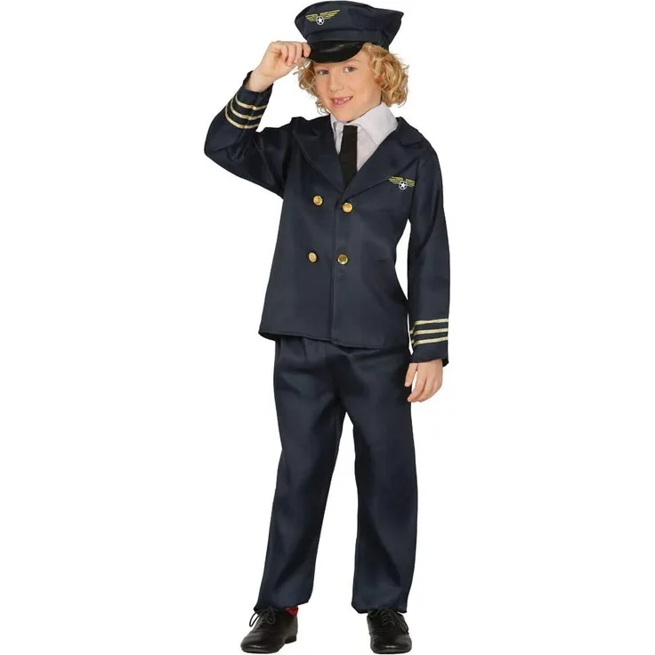 Guirca - Fliegerpiloten-Kostüm Größe 7-9 Jahre (81382.0)