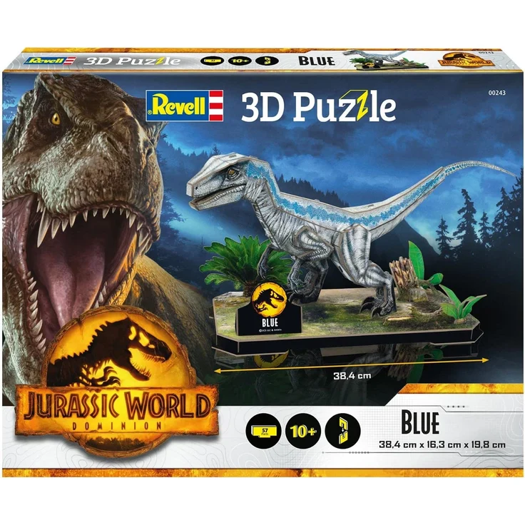 Revell 00243 - Jurassic World Dominion - Velociraptors 'Blue' - 3D Puzzle – Bild 2