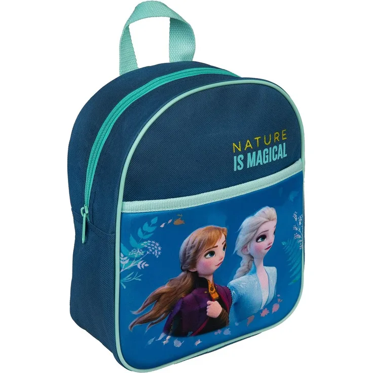 Undercover Rucksack mit 3D Fronttasche, Disney Frozen II, für Kindergarten und Freizeit, ca. 28 x 20 x 10,5 cm, blau