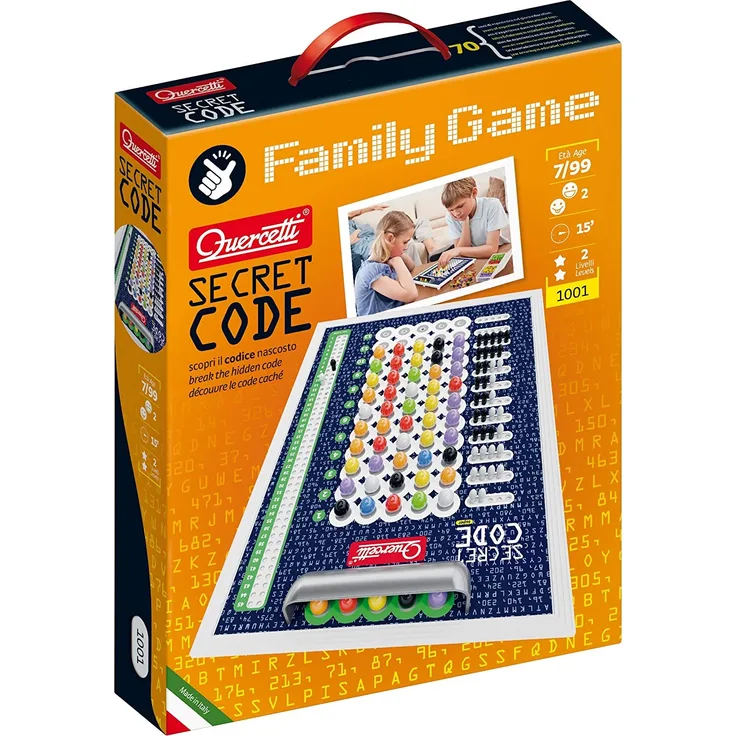 Quercetti - Secret Code Geheimcode - Brettspiel, Strategiespiel