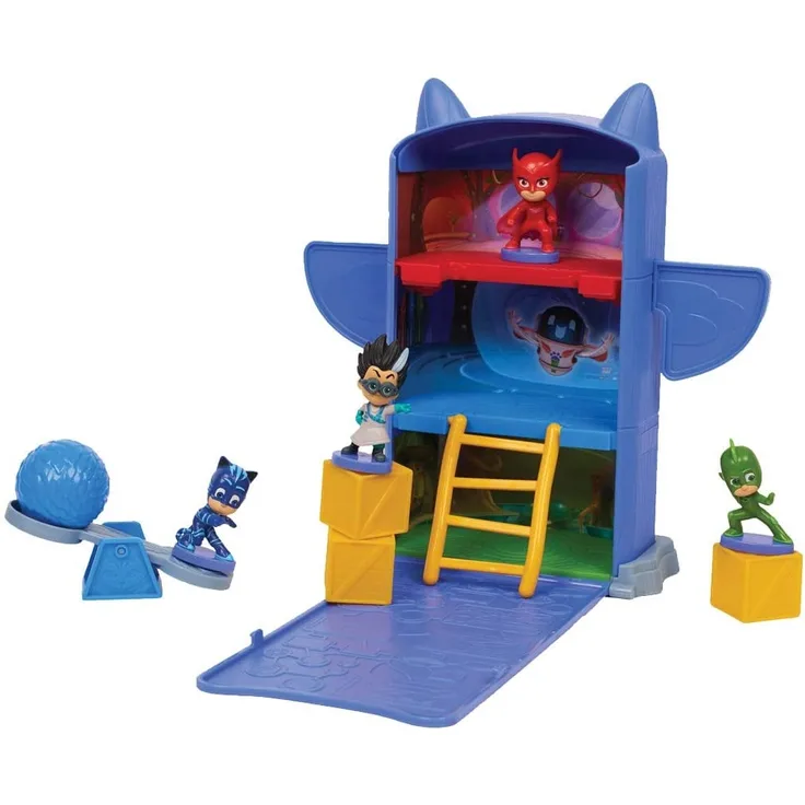 JP PJ Masks JPL95425 Fold N' Go HQ Spielset