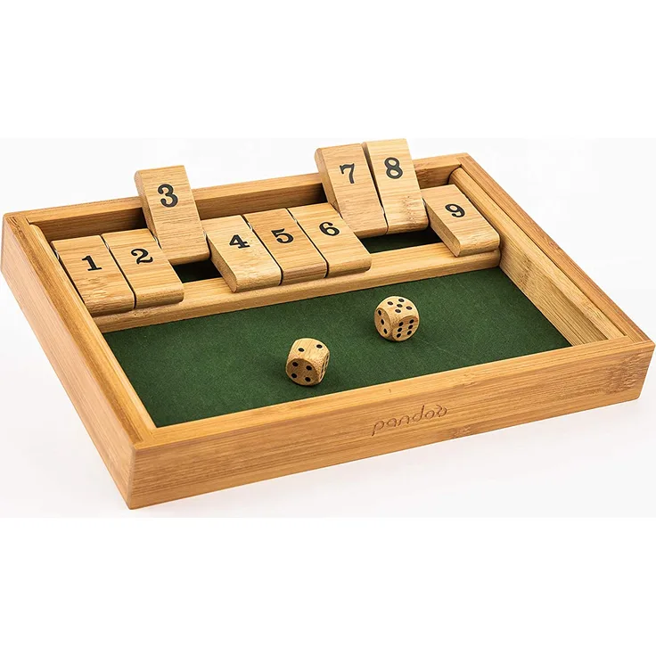 pandoo Spiel Klappbrett Bambus