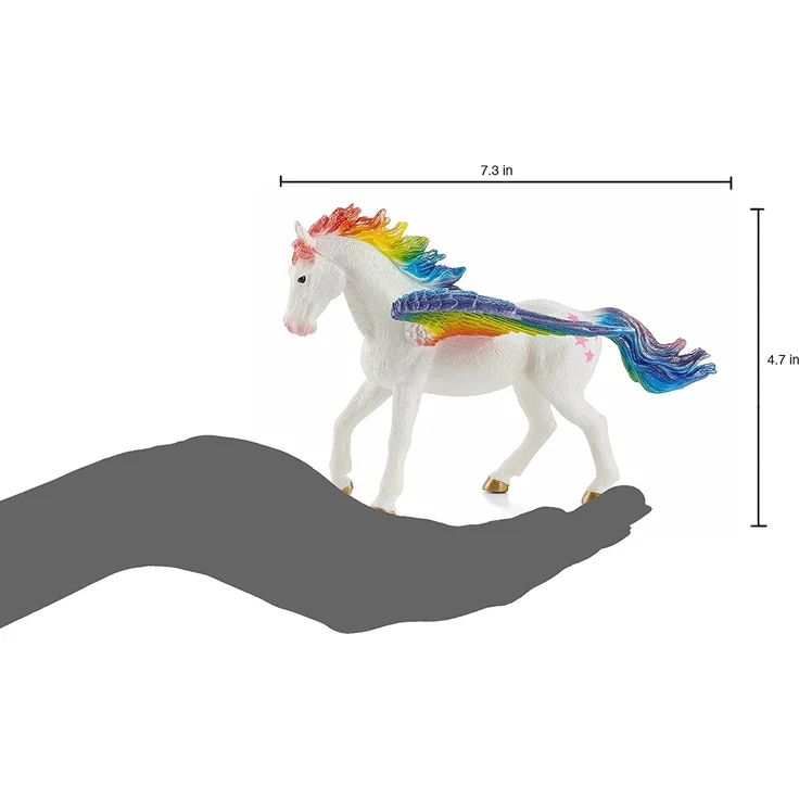 Legler Animal Planet Regenbogen Pegasus, Spielzeug, ab 3 Jahre, 387295 – Bild 3