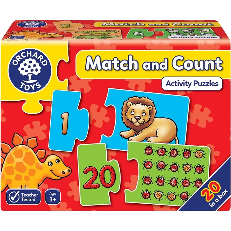 Orchard Toys Zählung von Puzzlespielen Match and Count
