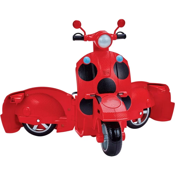 BANDAI - Miraculous Ladybug - Scooter Miraculous Switch'n go + Gelenkpuppe Ladybug Lucky Charm 26 cm - P50668 – Bild 8