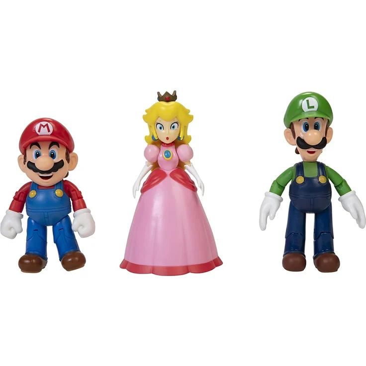 Jakks Super Mario 4 Inch Mushroom Kingdom Figure Set – Bild 2