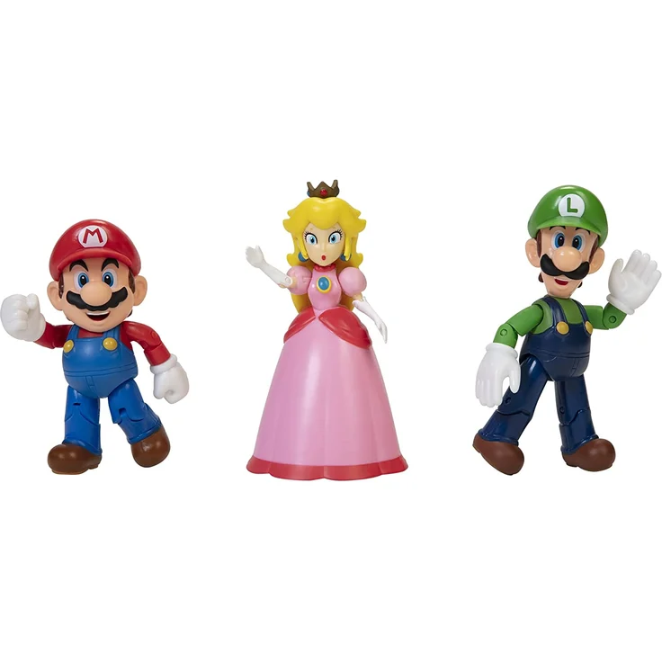 Jakks Super Mario 4 Inch Mushroom Kingdom Figure Set – Bild 3