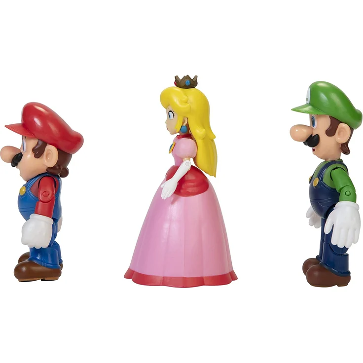 Jakks Super Mario 4 Inch Mushroom Kingdom Figure Set – Bild 4