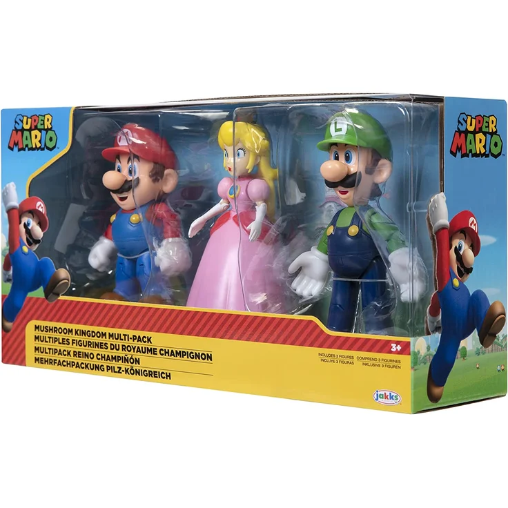 Jakks Super Mario 4 Inch Mushroom Kingdom Figure Set – Bild 6