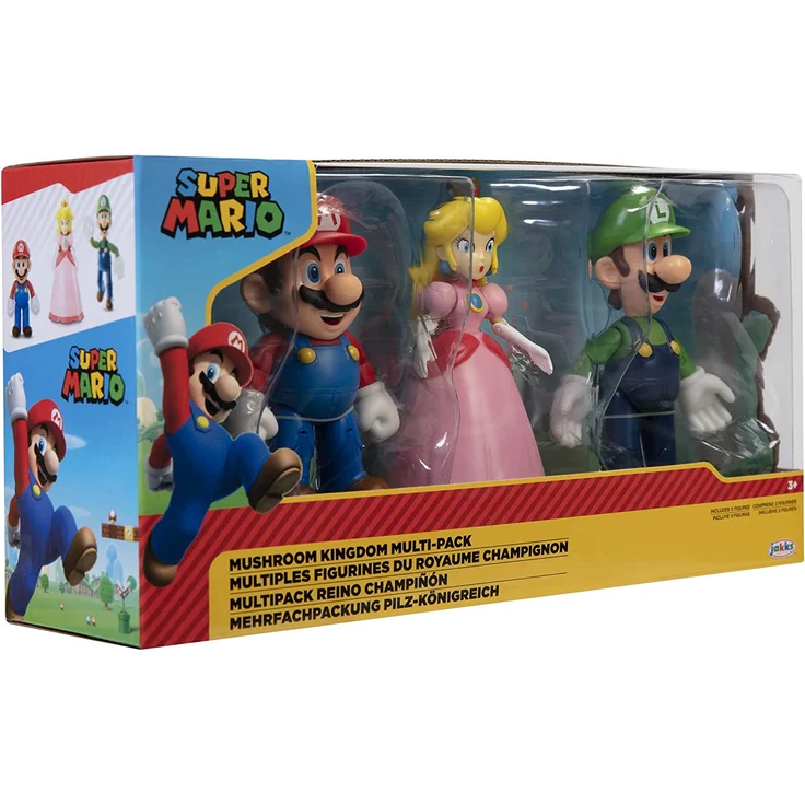 Jakks Super Mario 4 Inch Mushroom Kingdom Figure Set – Bild 7