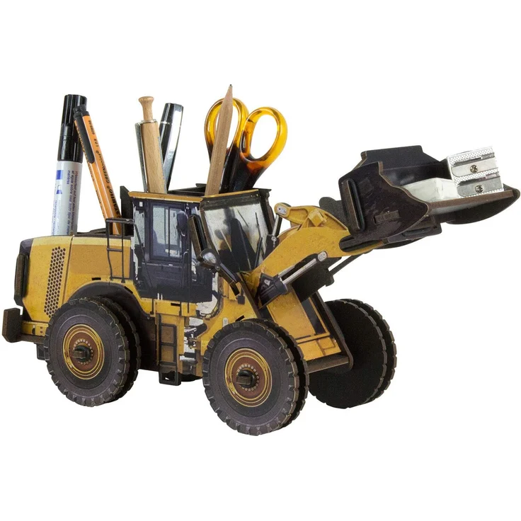 Werkhaus - Stiftebox Radlader (WE2053) Stifte- Köcher Halter Baustelle Fahrzeug – Bild 2