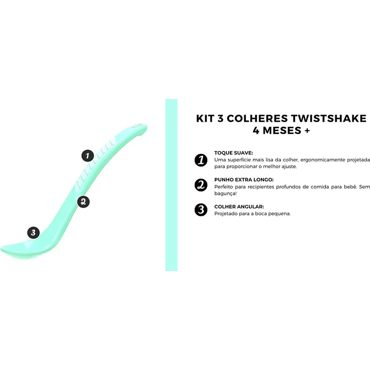 Twistshake Esslern-Löffel 3Stk. Blau – Bild 7