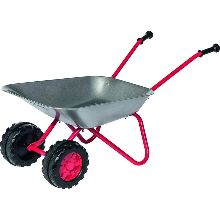 Rolly Toys Schubkarre Metallschubkarre (mit Doppelrad, komfortable Griffe, bis zu 25 kg belastbar, ab 2 ½ Jahren) 271849 – Bild 3