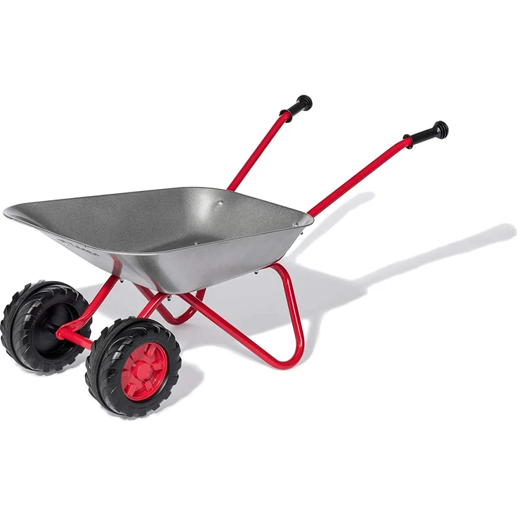 Rolly Toys Schubkarre Metallschubkarre (mit Doppelrad, komfortable Griffe, bis zu 25 kg belastbar, ab 2 ½ Jahren) 271849 – Bild 1