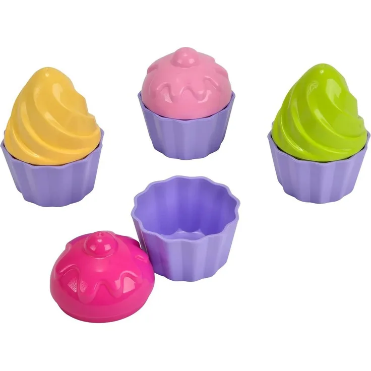 Simba 107102508 - Sandformen Cup Cake, Strandspielzeug