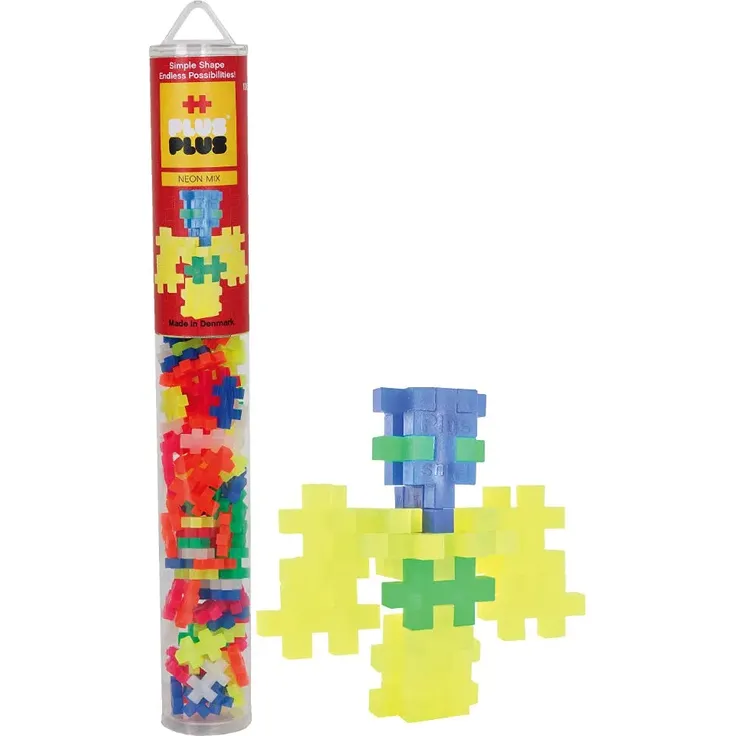 Plus-Plus 52228 - Bausteine Mini Neon Mix, 100 Stück – Bild 3
