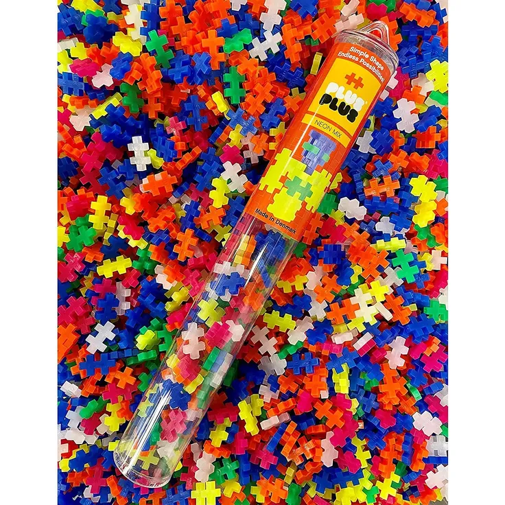Plus-Plus 52228 - Bausteine Mini Neon Mix, 100 Stück – Bild 4