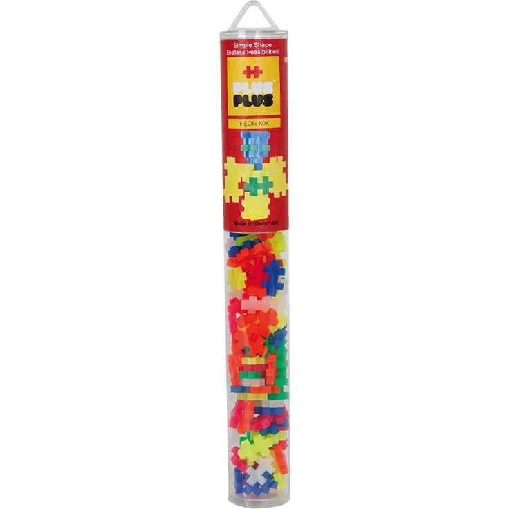Plus-Plus 52228 - Bausteine Mini Neon Mix, 100 Stück – Bild 2