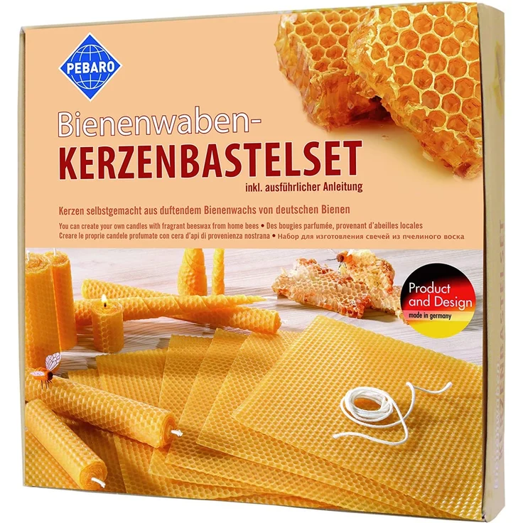 Pebaro - Kerzenbastelset Bienenwaben – Bild 1