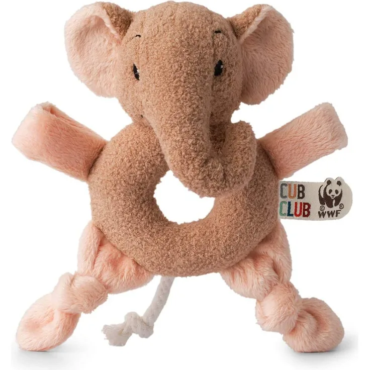Greifring Ebu, der Elefant beige 15cm