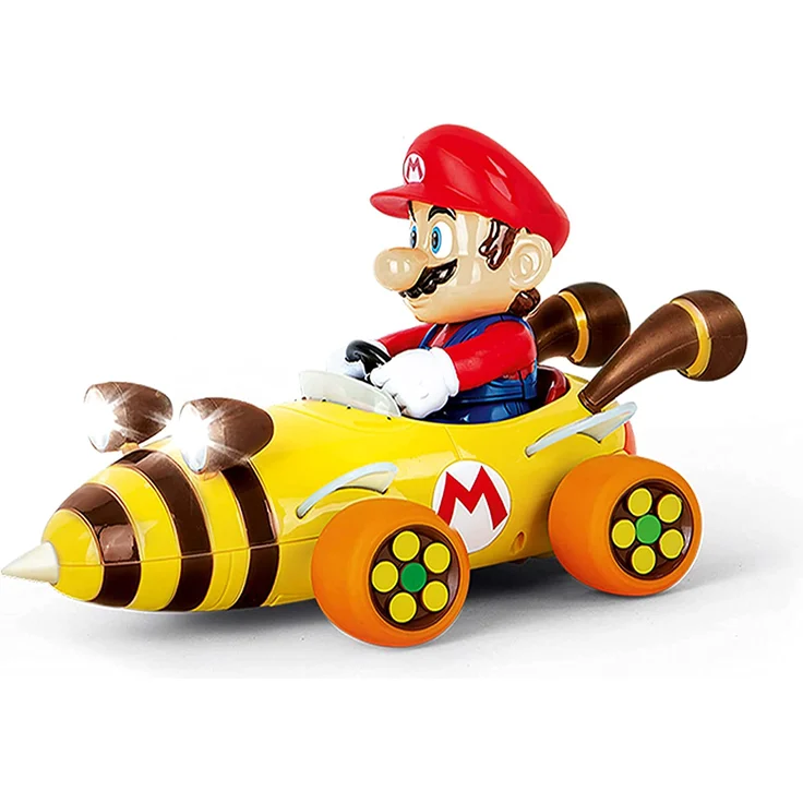 kart Mario Bumble RC 2,4GHz 25,5 cm gelb 12-teilig – Bild 1