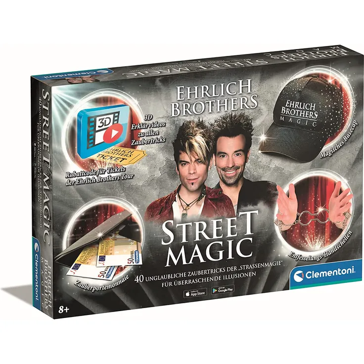 Clementoni Ehrlich Brothers Street Magic Zauberkasten