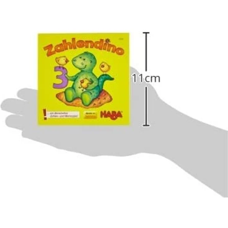 Haba 4928 - Zahlendino Dinostarkes Zahlen- und Memospiel, für 1-4 Kinder von 3-8 Jahren |Zum Zahlen und Mengen lernen, Mit Variante für 1 Kind – Bild 5