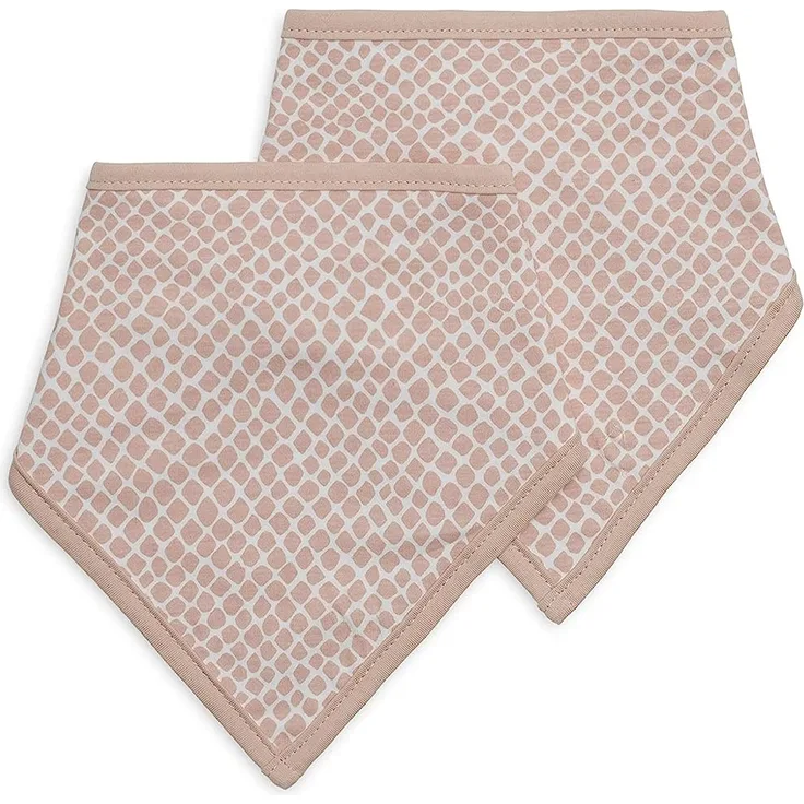 Jollein Snake Bandana Lätzchen Pale Pink - Rosa