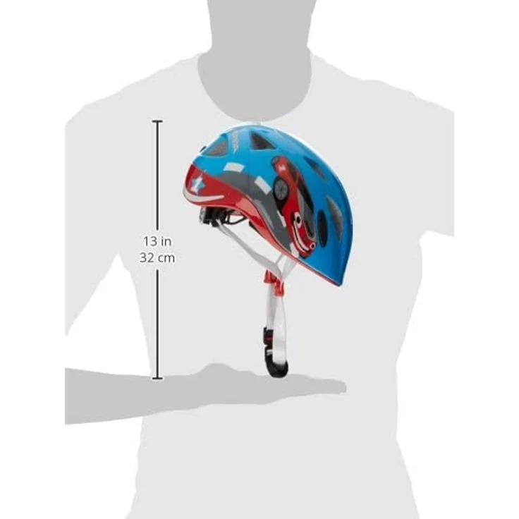 Alpina Kinderhelm Ximo Flash red car Gr. 47-51 cm – Bild 8