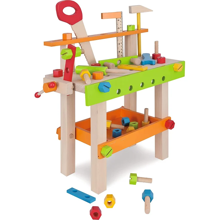 Eichhorn 100001844 Werkbank Spielzeug, Bunt – Bild 8