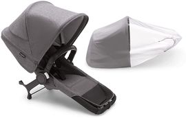 Bugaboo Donkey 5 Duo Erweiterungsset Komplett Grey Melange, Grau