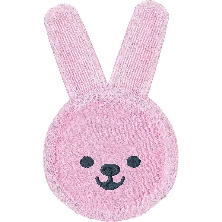 MAM Oral Care Rabbit für Baby’s erste Mundhygiene, sanfte Zahnpflege mit weichem Mikrofaser-Material, Babys an die tägliche Mundreinigung gewöhnen, ab 0+ Monate, rosa