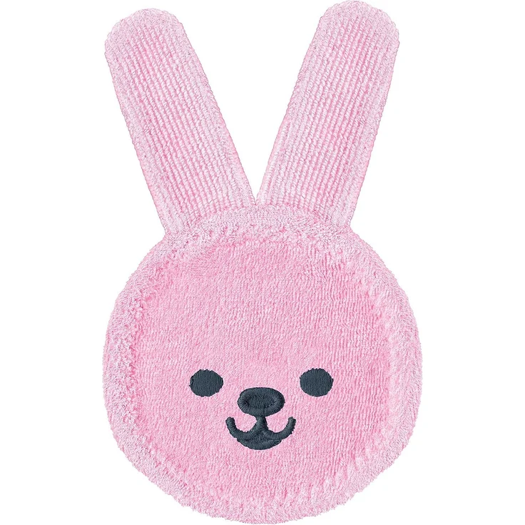 MAM Oral Care Rabbit für Baby’s erste Mundhygiene, sanfte Zahnpflege mit weichem Mikrofaser-Material, Babys an die tägliche Mundreinigung gewöhnen, ab 0+ Monate, rosa – Bild 3