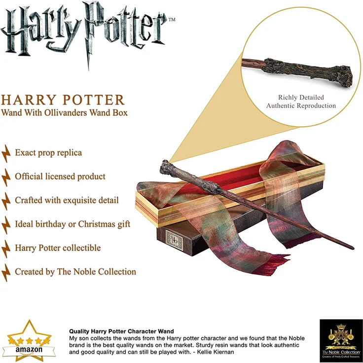Noble Collection 7005 Harry Potters Zauberstab - Preisvergleich – Bild 3