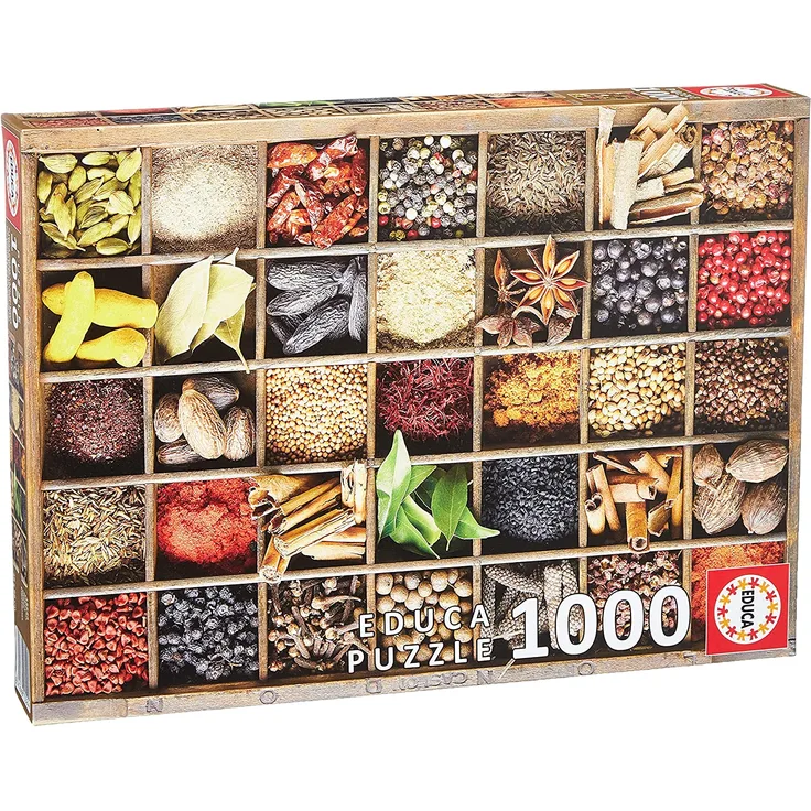 Educa 15524 Puzzle Gewürze, 1000 Teile