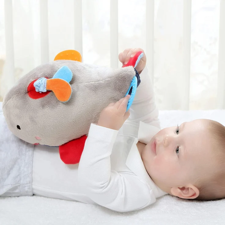 Sigikid 40907 - Mädchen und Jungen, Aktiv-Wal, Play Q, grau/blau/rot – Bild 2