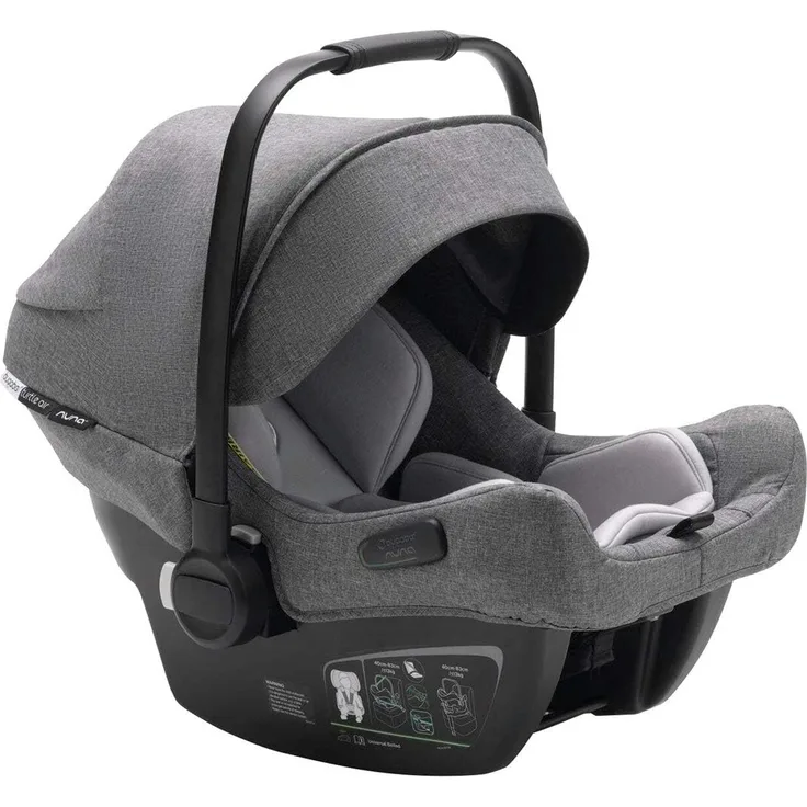 Bugaboo 'turtle air by Nuna' Babyschale Grau Meliert