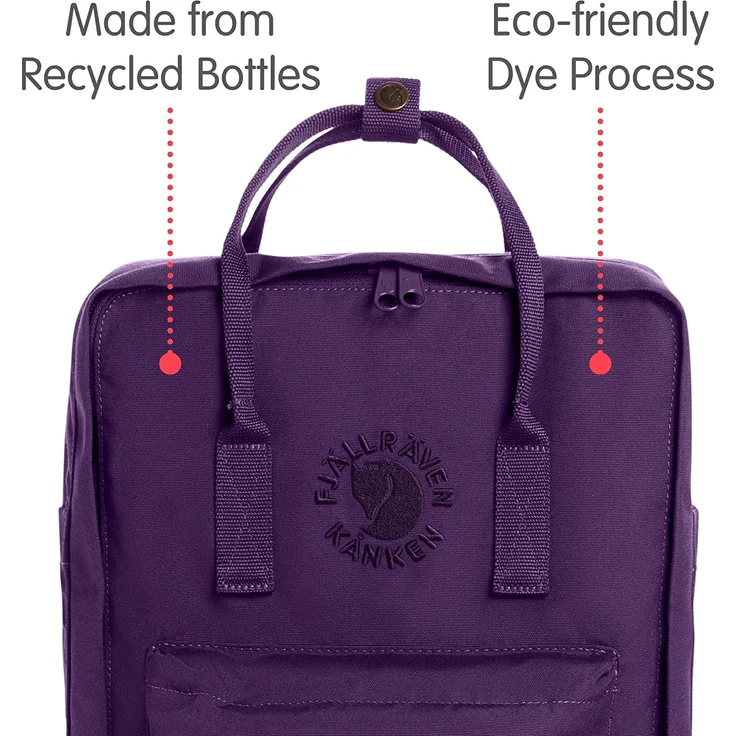 Fjällräven Re-Kanken deep violet - Größe 16 Liter – Bild 3