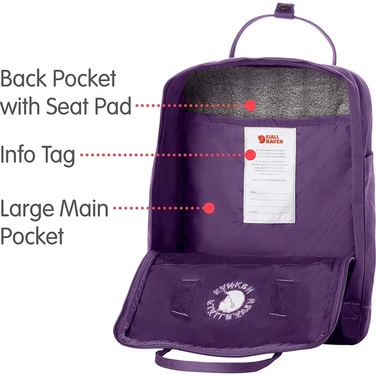 Fjällräven Re-Kanken deep violet - Größe 16 Liter – Bild 6