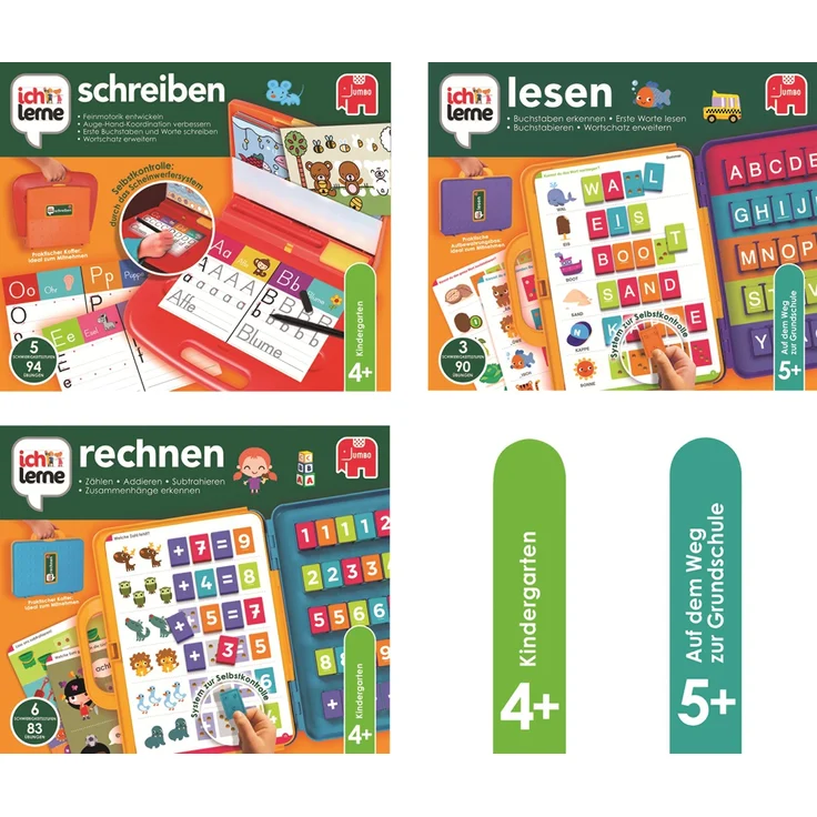 Jumbo Spiele 19565 ich lerne lesen Lernspiel für Kinder, Ab 5 Jahren – Bild 12