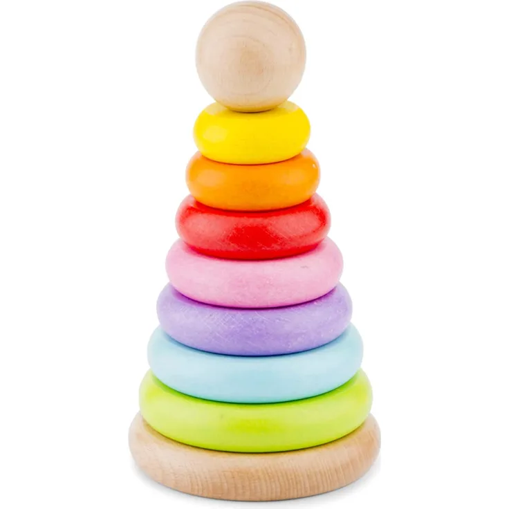 New Classic Toys Stapelturm Stapeln Toy junior Holz 8-teilig