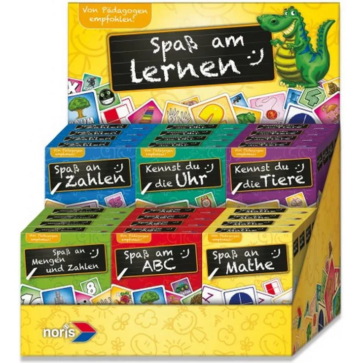 Noris Spiele Mini Lernspiele, 1 Stück, zufällige Auswahl