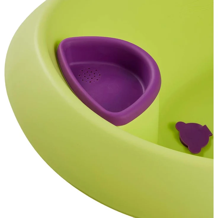 keeeper Hippo Ergonomische Babywanne mit Softgriff, Stöpsel und anatomisch geformten Badesitz, Ab 0 bis ca. 6 Monate, Natalia, Grün – Bild 4
