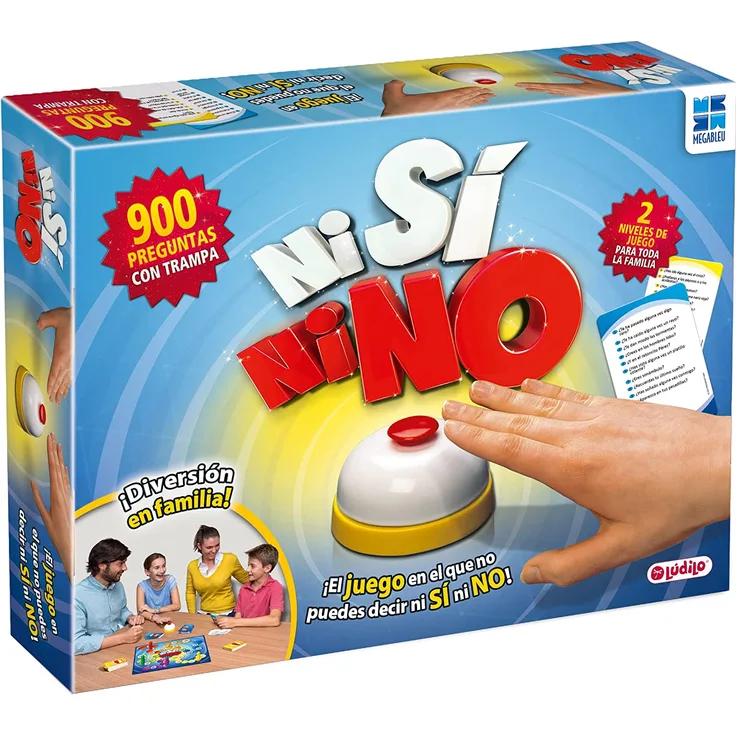 Lúdilo-678401 NI SI NI no (verspielt) Tischset für Kinder, Mehrfarbig, 32.5 x 25.7 x 6.1 (678401)