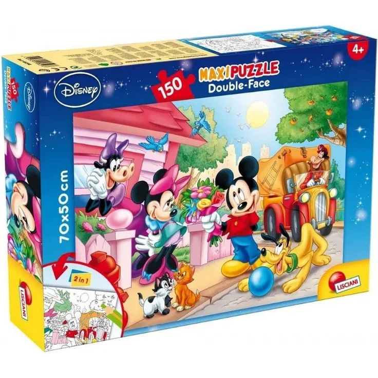 Liscianigiochi 48328 Maxipuzzle Doubleface 150